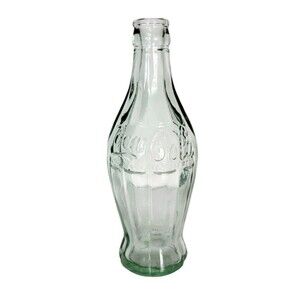 Vintage 1999 Coca-Cola Commemorative 1915 Root Hobbleskirt Green Glass Bottle